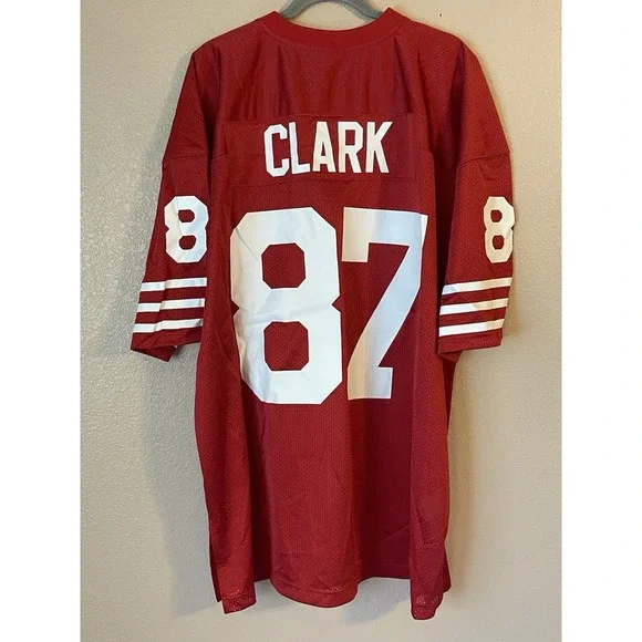 Men's 3XL NWOT San Francisco 49ers‎ Dwight Clark #87 1981 Legacy Player Jersey - Picture 5 of 8